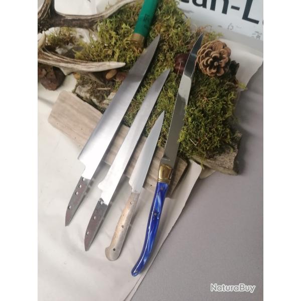 Lot lames forges couteaux