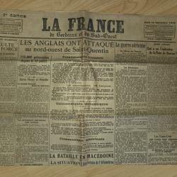 journal la france de bordeaux et du sud ouest jeudi 19 septembre 1918