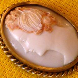 BROCHES PIN' S ET BIJOUX - SUPERBE CAME POUR FEMMES,SUBLIME BIJOU VINTAGE VERS 1920/30/