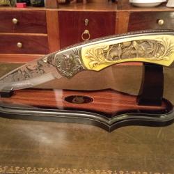 Pour Noël - imposant couteau d'ornement chasse. - mise à prix 1 sans réserve