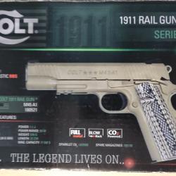 Cybergun Colt 1911 Rail Gun M45A1  Tan Gbb
