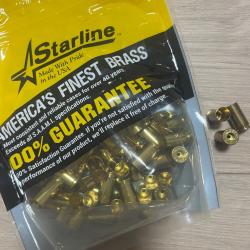 Vends lot de 100 Douilles/&eacute;tuis calibre 38 sw + 100 ogives + 100 amorces