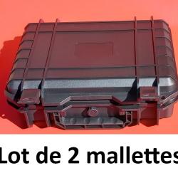 2 Mallettes valises caisses de protection