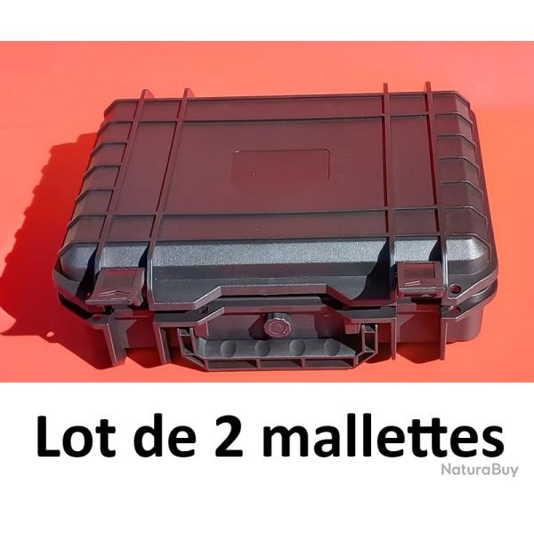 2 Mallettes valises caisses de protection