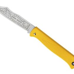 Couteau DOUK-DOUK 11cm inox - Jaune
