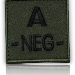 PATCH GROUPE SANGUIN A- VERT