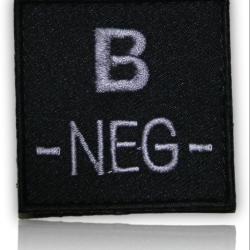 PATCH GROUPE SANGUIN B- NOIR