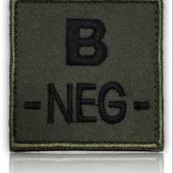 PATCH GROUPE SANGUIN B- VERT