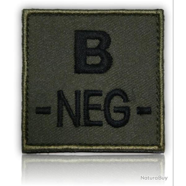 PATCH GROUPE SANGUIN B- VERT