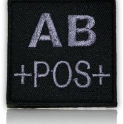 PATCH GROUPE SANGUIN AB+ NOIR