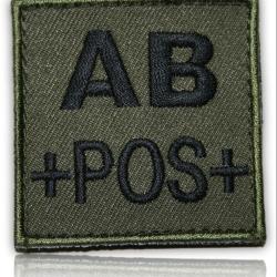 PATCH GROUPE SANGUIN AB+ VERT