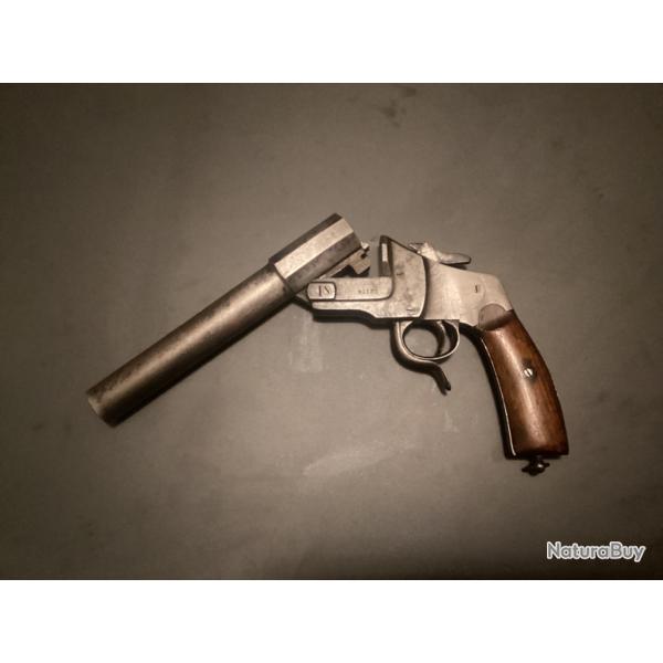 Pistolet lance fus�e HEBEL ww1