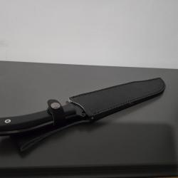 Couteau de Survie Golden Bird en acier - Polyvalent et Durable