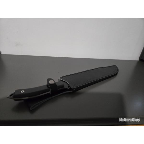 Couteau de Survie Golden Bird en acier - Polyvalent et Durable