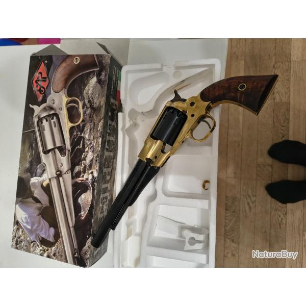 Revolver poudre noire Pietta 1858 Remington Texas Laiton 44