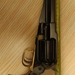 revolver pietta poudre noire réplique 1858 remington sherif acier noir bronzé calibre 44 (RGASH44)