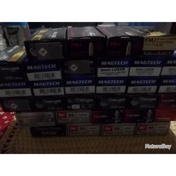 LOT DE BOITES pour munitions VIDES