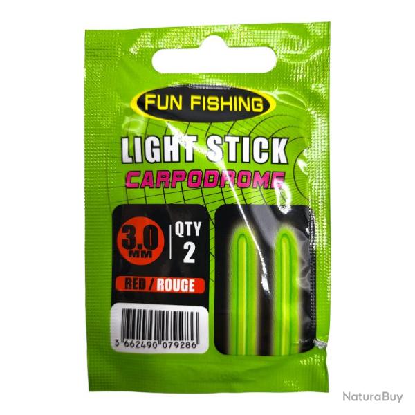 Antennes Lumineuses rouge Fun Fishing 3 mm
