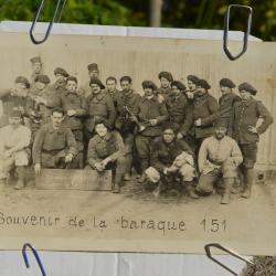 Carte postale ancienne 3&egrave;me Bataillon chasseurs &agrave; pied + Tirailleurs - Arm&eacute;e du Rhin 1923-25 CPA