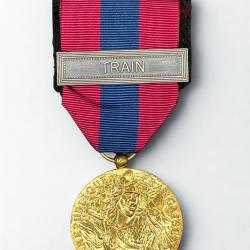 (18.034) Médaille de la Défense Nationale - Bronze - Agrafe Train