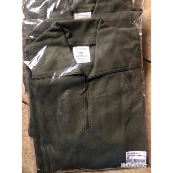 Lot de 5 chemises f1 taille M 96 100/100 coton