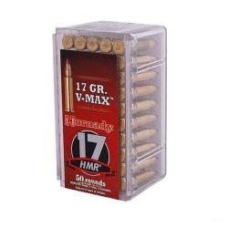 LOT DE 400 MUNITIONS  HORNADY  VARMINT EXPRESS 17HMR  V MAX 1.1 G  17GR