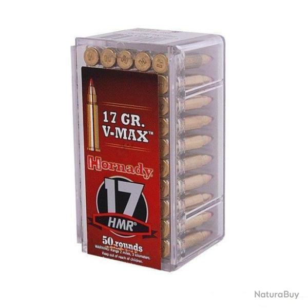 LOT DE 400 MUNITIONS  HORNADY  VARMINT EXPRESS 17HMR  V MAX 1.1 G  17GR