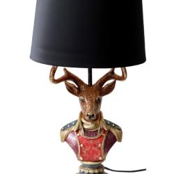 LAMPE &Agrave; POSER "CERF GOBELIN"