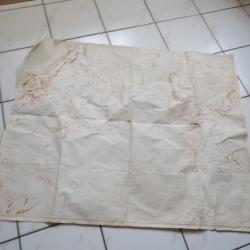 carte pilote US air force army seconde guerre ww2 climat atlantique 1942 restricted