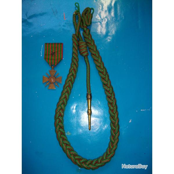 CROIX DE GUERRE + FOURRAGERE