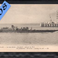 CPA - Marine Militaire -  Sous-Marin " GERMINAL " - N&deg;4463