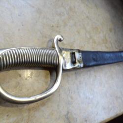 sabre briquet imp&eacute;rial infanterie rare manu Turin premier empire Napol&eacute;on 1&deg; empereur Italie Torino