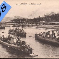 CPA - Marine Militaire -  LORIENT LA DEFENSE MOBILE - N&deg;4467