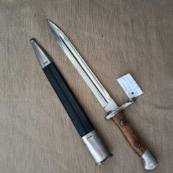 Ba&iuml;onnette mod&egrave;le 1895 chrom&eacute;e