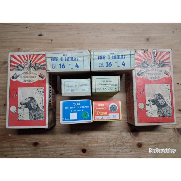 LOT CAL.16 BOITE 8 PIECES