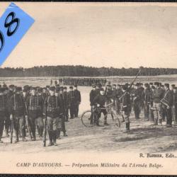 CPA - Marine Militaire -CAMP DAUVOURS - Pr&eacute;paration Militaire de lAm&eacute;e Belge- 4472