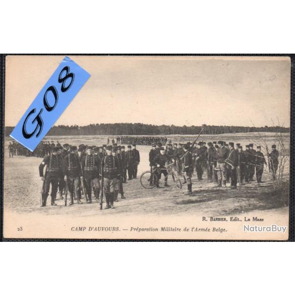 CPA - Marine Militaire -CAMP DAUVOURS - Pr�paration Militaire de lAm�e Belge- 4472