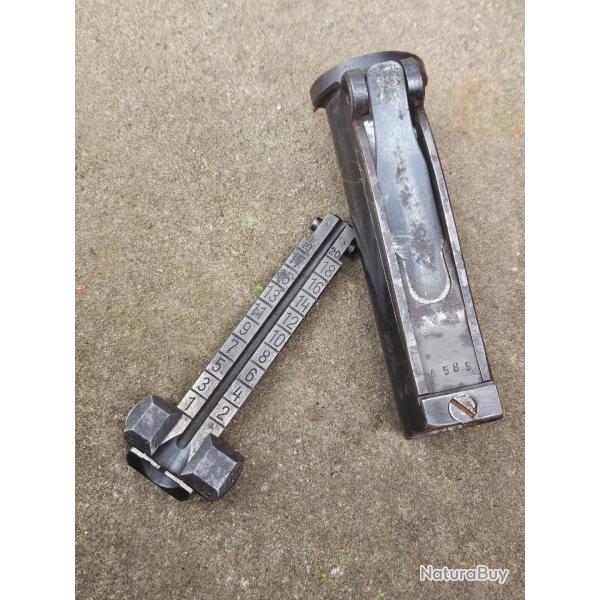 Hausse pour Mauser 98k k98 allemand avec embase et vis