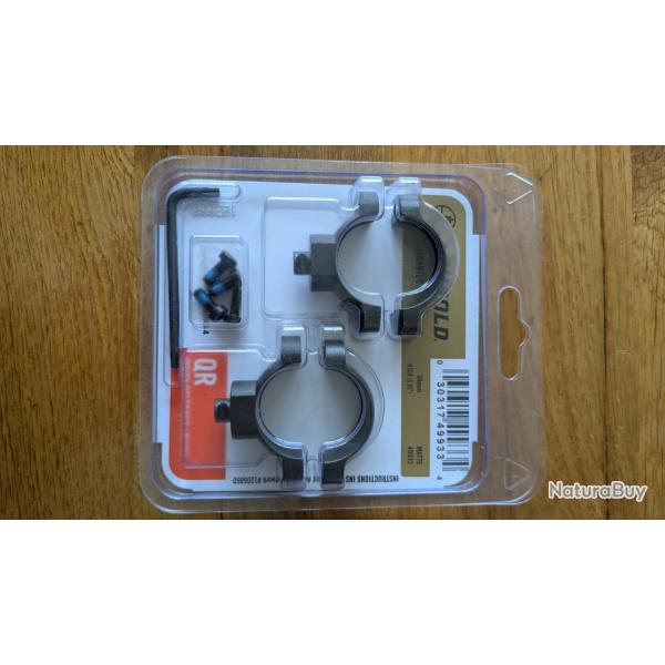 Colliers LEUPOLD QR amovibles High diam�tre 30mm matte black