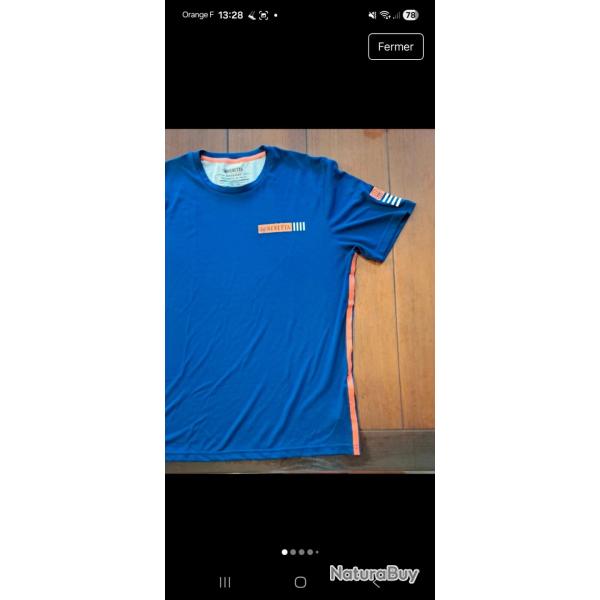 Tee shirt de tir beretta stripe