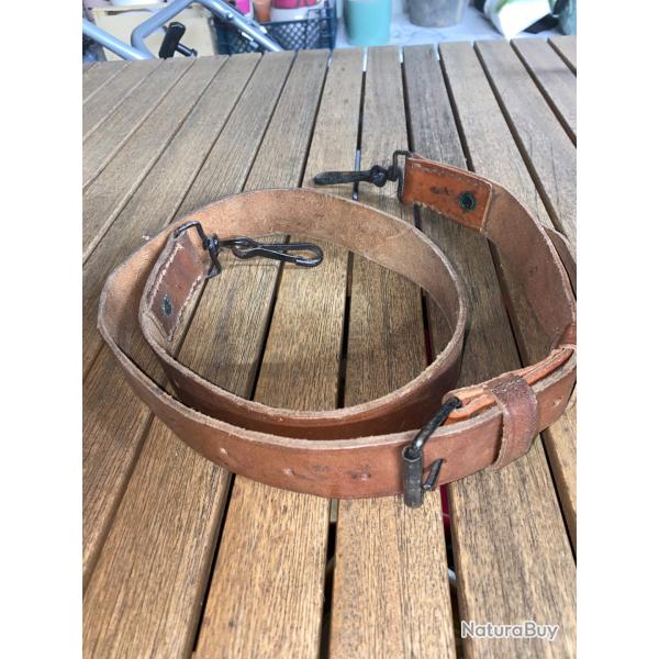 Bretelle de tir en cuir r�glable mas 45 FRF1 - FRF2