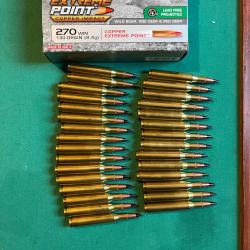 Lot 30 balles winchester Cooper impact 270win