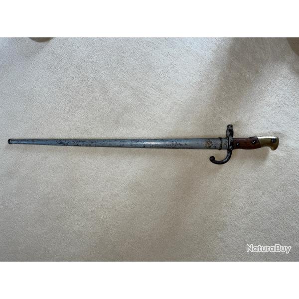 Ba�onnette Fran�aise mod�le 1874 Gras - Embl�me USA.