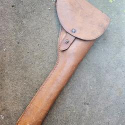 Etui  / holster de P08 Artillerie fran&ccedil;ais Indochine ou Alg&eacute;rie ( Luger )