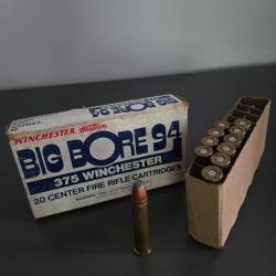 lot de 11 munitions 375 winchester