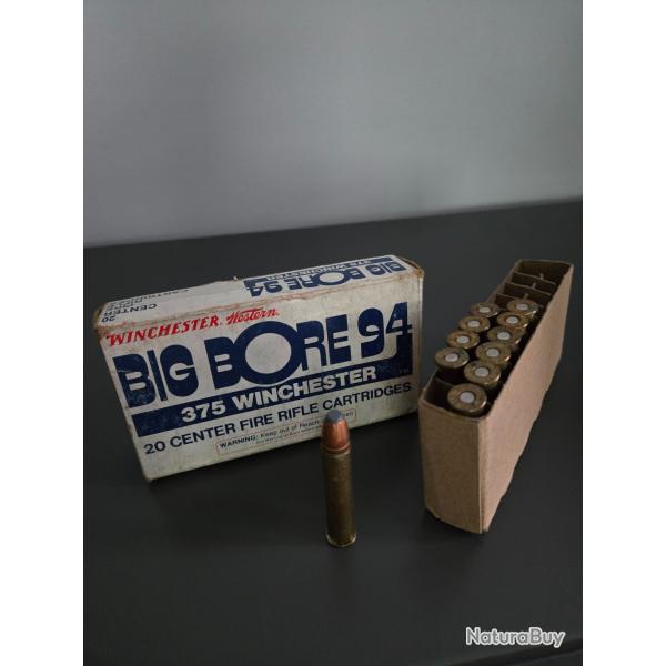 lot de 11 munitions 375 winchester