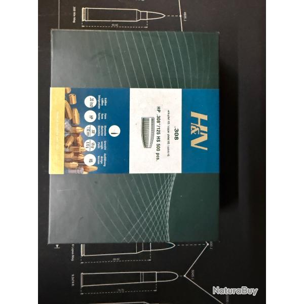 Ogives H&N 308 125 grains