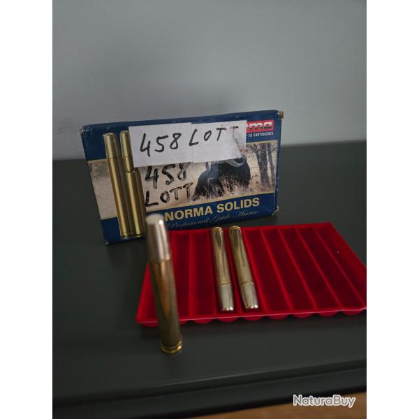 lot de 3 munitions 458 lott