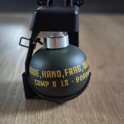 Kit Grenade Frag M67 Factice avec attache molle