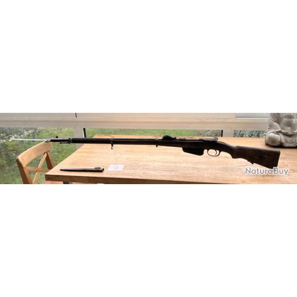 Fusil Mannlicher 1886 mono-numero - militaria